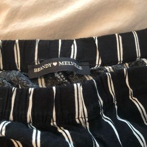brandy melville striped pants